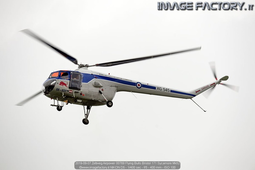 2019-09-07 Zeltweg Airpower 00769 Flying Bulls Bristol 171 Sycamore Mk52